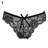 Women Sexy Cute Lace V-string Briefs Panties Thongs G-string Lingerie Underwear
