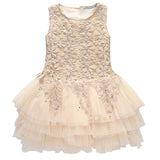 Girls' Summer Lovely Lace Multi Layers Tulle Ball Gown Dress Princess Dress