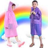 Children Raincoat Kids Impermeable Cover Poncho Rainwear Waterproof Hooded Capa