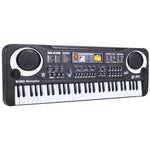 61 Keys Portable Electronic Keyboard Piano for Kids with Microphone Power Cord