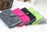 Vintage Women's Men's ID Credit Card Button Case Holder Wallet Organizer Gift - ENSEIGNE DENIS