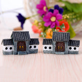 Dollhouse Miniatures DIY House Villa Woodland Fairy Planter Garden Home Decor