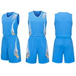 Basketball suit wholesale, men's basketball jerseys training, sportswear set, printed custom print number one generation