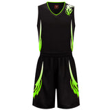 Basketball suit wholesale, men's basketball jerseys training, sportswear set, printed custom print number one generation