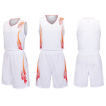 Basketball suit wholesale, men's basketball jerseys training, sportswear set, printed custom print number one generation