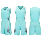 Basketball suit wholesale, men's basketball jerseys training, sportswear set, printed custom print number one generation