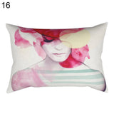 Animal Flower Bird Beauty Cushion Cover Throw Pillow Case Sofa Room Bed Decor