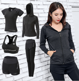 Autumn and winter yoga clothing suit running quick-drying clothes