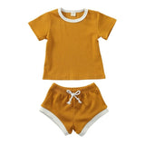 Baby Summer Clothing Infant Baby Girl Boy Clothes Short Sleeve Tops