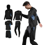 Men Sportswear Compression Sport Suits Quick Dry Running Sets Clothes