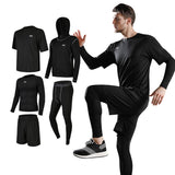 Men Sportswear Compression Sport Suits Quick Dry Running Sets Clothes