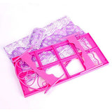 Plastic Miniatures Bedroom Furniture Single Bed for Barbie Dolls Dollhouse