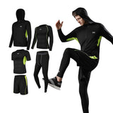 Men Sportswear Compression Sport Suits Quick Dry Running Sets Clothes