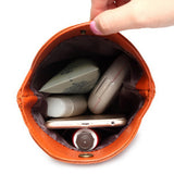 Fashion Women's Mini Faux Leather Cross Body Bag Purse Bucket Phone Bag Gift