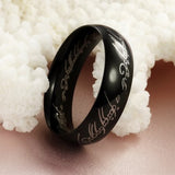 Fashion Titanium Steel Couples Lovers Wedding Party Ring Jewelry Charm Gift - ENSEIGNE DENIS
