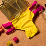 Women's Sexy Sweet Bowknot Strappy Side Bikini Bottom Summer Beach Swimwear - ENSEIGNE DENIS