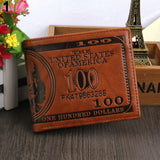 Luxury Men Faux Leather Bifold Wallet Credit ID Card Holder Slim Coin Bag Gift