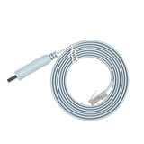 6ft USB RS232 Serial RJ45 Console Adapter Flat Cable for Cisco Router FTDI