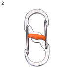 8-Shaped Outdoor Hook Buckle Snap Clip Mount Climbing Carabiner Chain Key Chain