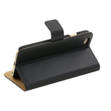 Big Eyes Girl Faux Leather Card Slots Stand Full Cover Case for iPhone 5 6S 7