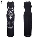 Women's Summer Sexy Casual Boho Long Maxi Party Beach Dress Vest Sundress