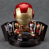 Avengers Iron Man Marvel Hero Hall of Armor Set BJD Figure Model Toys