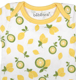 Citrus Garden:  Printed Unisex Organic Baby Bodysuit