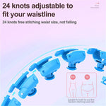 24 Detachable Knots Adjustable Smart Hula Hoop Weight Loss Exercise SP