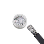 4 Boxes Glittering Hexagon Linear Nail Art Sequins DIY Manicure Beauty Decors