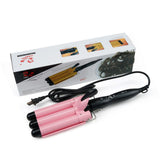 Hair Curling Iron 3 Barrel Temperature Adjustable and Fast Heating SP