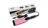 Hair Curling Iron 3 Barrel Temperature Adjustable and Fast Heating SP