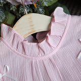 Fashion Ruffles Bowknot Children Girls Summer Sleeveless Top Shorts Clothes Set