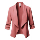 Women Black Blazers Cardigan Coat 2019 Long Sleeve Women Blazers and