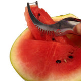 Stainless Steel Watermelon Cantaloupe Slicer Cutter Server Corer Scoop Utensil