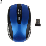 Mini Portable 2.4GHz Wireless Optical Mouse Mice For Computer Pc Laptop Game