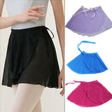 Girls Chiffon Cute Layered Ballet Tutu Skirt Skate Wrap Scarf Dance Wear Dress
