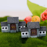 Dollhouse Miniatures DIY House Villa Woodland Fairy Planter Garden Home Decor