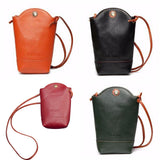 Fashion Women's Mini Faux Leather Cross Body Bag Purse Bucket Phone Bag Gift