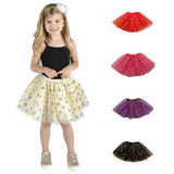 Cute Kids Girls Round Paillette Princess Dancewear Ballet Dance Party Tutu Skirt