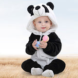 Baby Boy Girl Cute Panda Costume Newborn Infant Toddler Jumpsuit Romper Warm