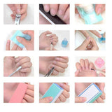 10Pcs Nail Manicure Buffing Sanding Buffer Block Files Salon Art Polisher Tool