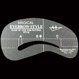 24Styles/Set Reusable Eyebrow Stencil Brow Shaping Template Makeup Beauty Tool