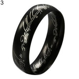 Fashion Titanium Steel Couples Lovers Wedding Party Ring Jewelry Charm Gift - ENSEIGNE DENIS