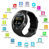 Bluetooth Sports Round Smart Watch Pedometer Health Monitor for iOS Android - ENSEIGNE DENIS