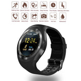 Bluetooth Sports Round Smart Watch Pedometer Health Monitor for iOS Android - ENSEIGNE DENIS