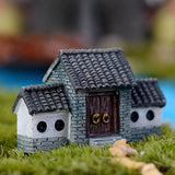 Dollhouse Miniatures DIY House Villa Woodland Fairy Planter Garden Home Decor