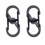 8-Shaped Outdoor Hook Buckle Snap Clip Mount Climbing Carabiner Chain Key Chain