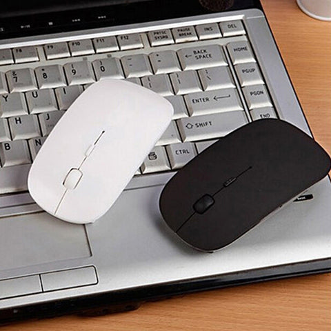 2.4 GHz Slim Optical Wireless Mouse Mice + USB Receiver for Macbook Laptop PC
