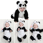 Baby Boy Girl Cute Panda Costume Newborn Infant Toddler Jumpsuit Romper Warm