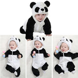 Baby Boy Girl Cute Panda Costume Newborn Infant Toddler Jumpsuit Romper Warm